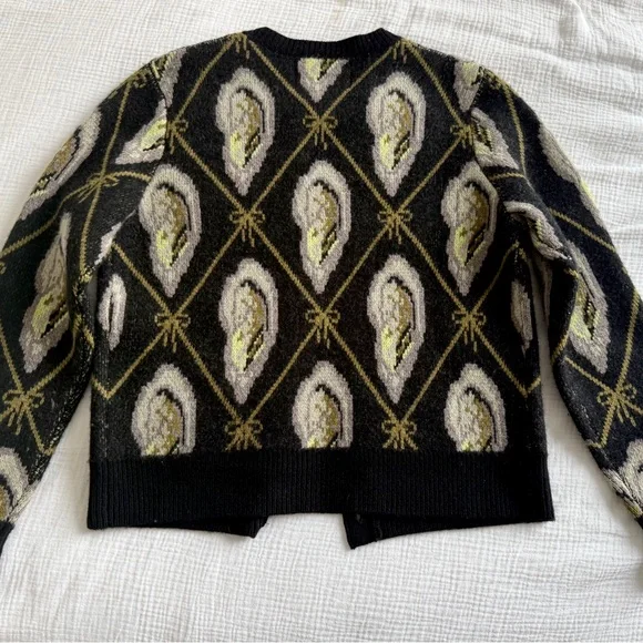 Lingua Franca Oyster Cardigan - Picture 6 of 11